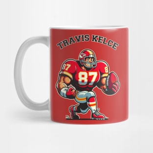 Cartoon of Travis Kelce Mug